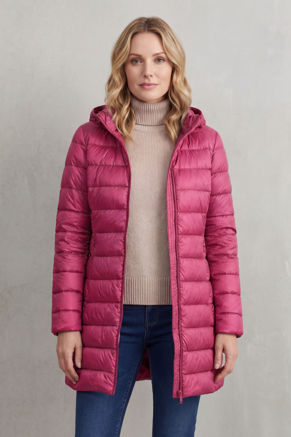 Women's Lightweight Down Jacket – The Jonquille, view 8