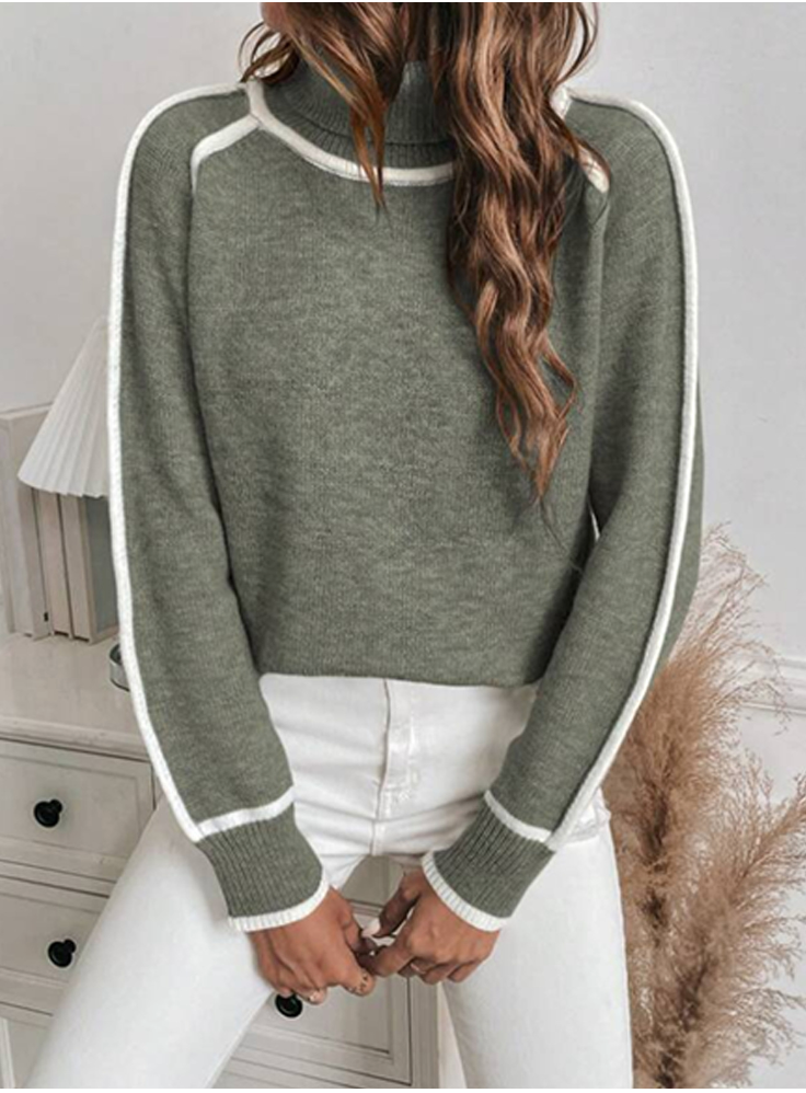Women's Turtleneck Jumper UK – cosy knit, view 3