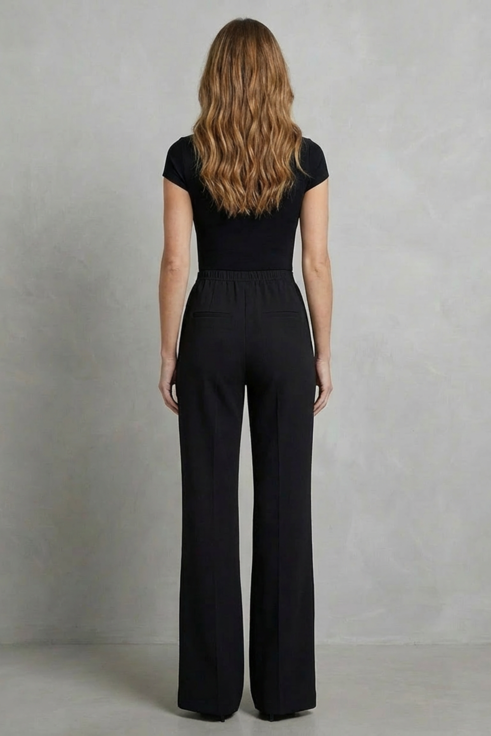 Women's high waist trousers – The Roselind by Huna – view 4