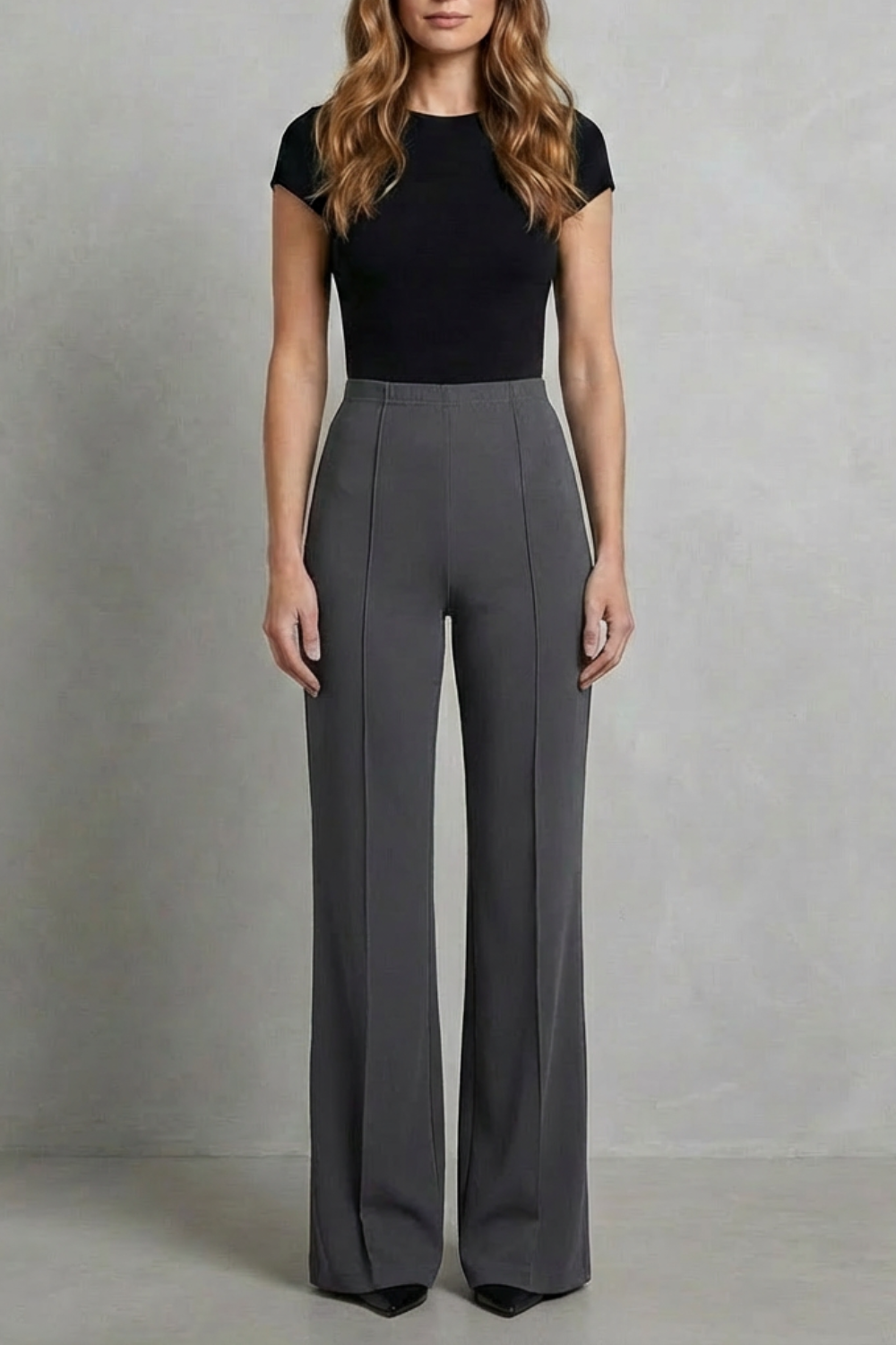 Women's high waist trousers – The Roselind by Huna – view 5