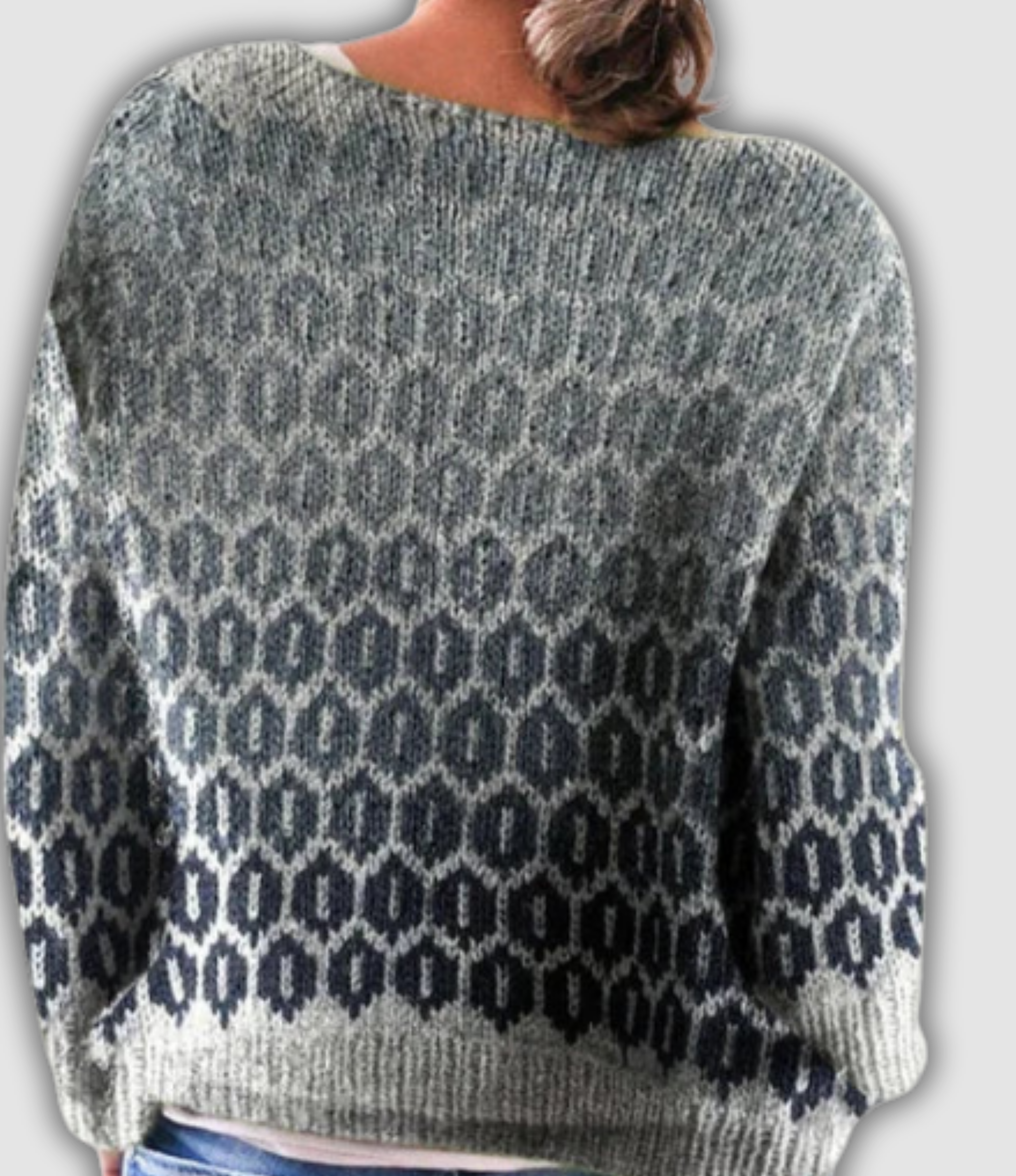 Women's Vintage Sweater UK – Lightweight Soft Warm Knit | The Georgianna | Huna