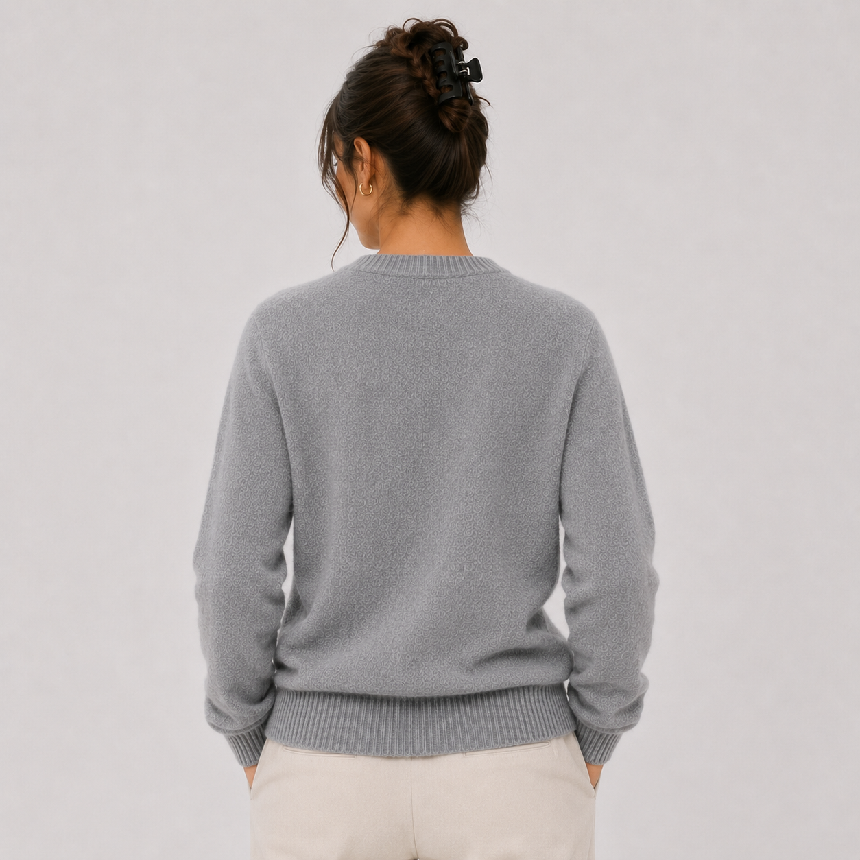 Women's Classic Cashmere Look Sweater Lightweight Warm Knitwear 3