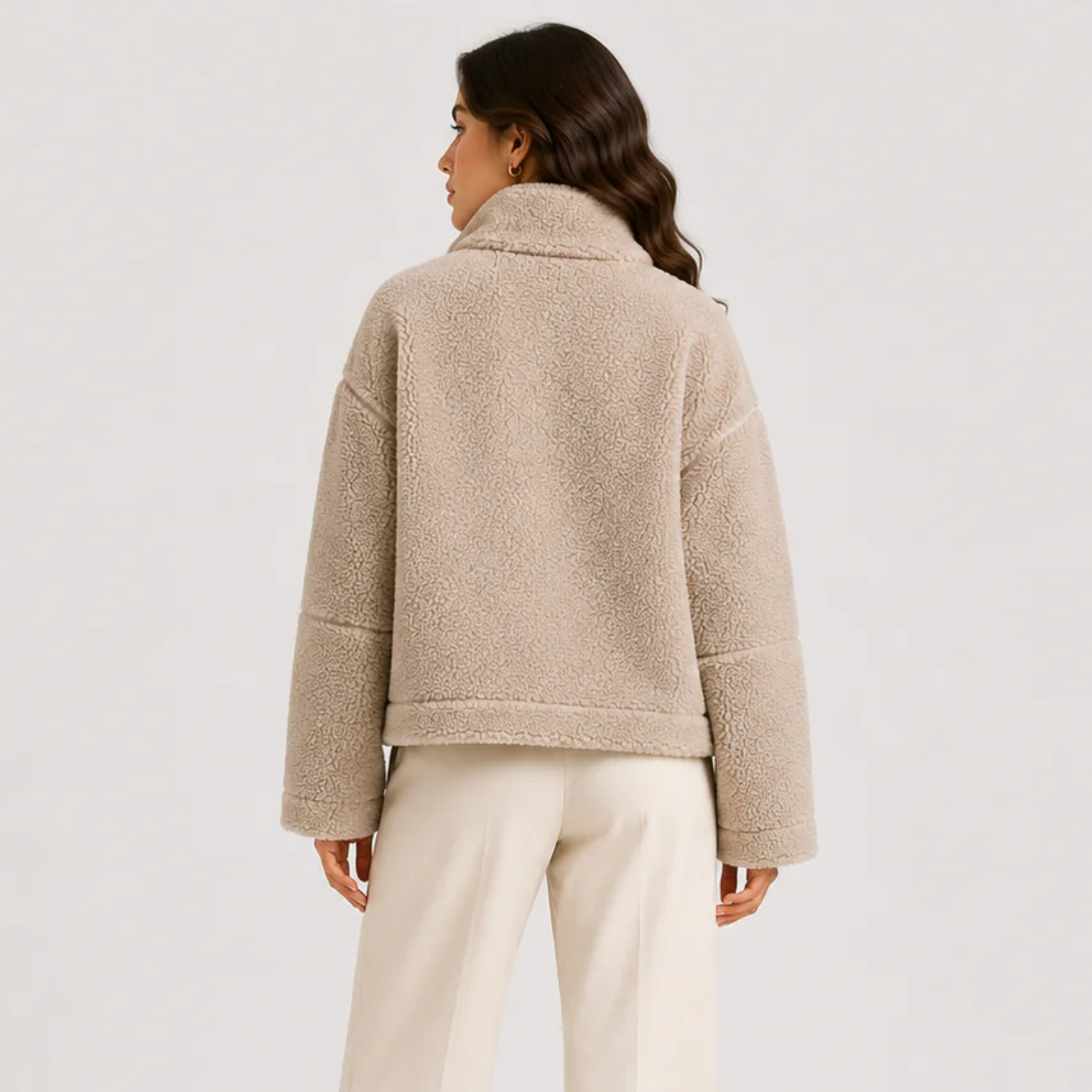 Women's Classic Fleece Jacket Refined Winter Comfort 3