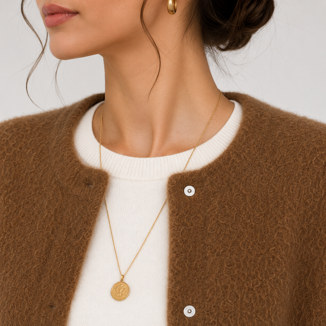 Women's Classic Knit Cardigan Refined Warm Heritage Style 2