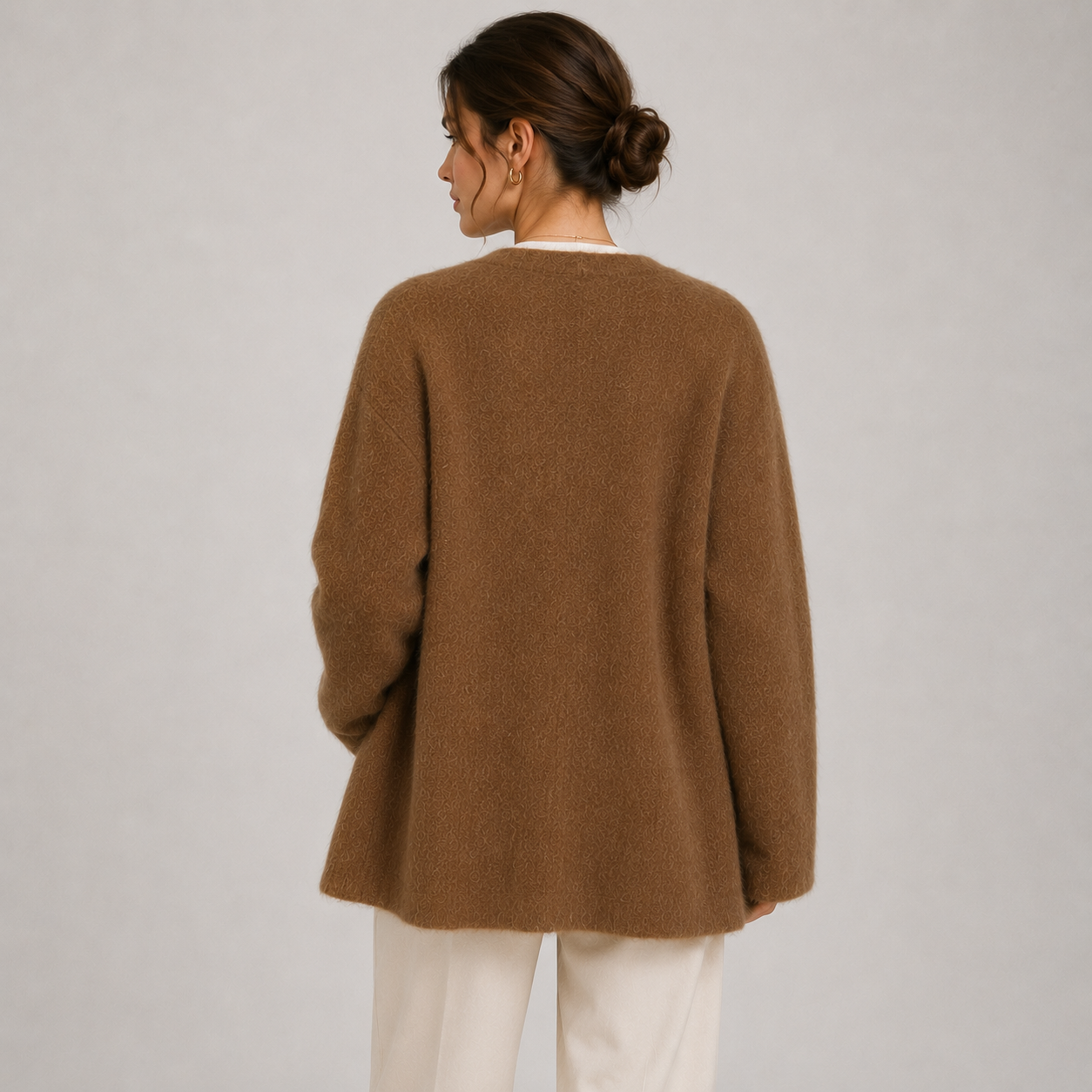 Women's Classic Knit Cardigan Refined Warm Heritage Style 3