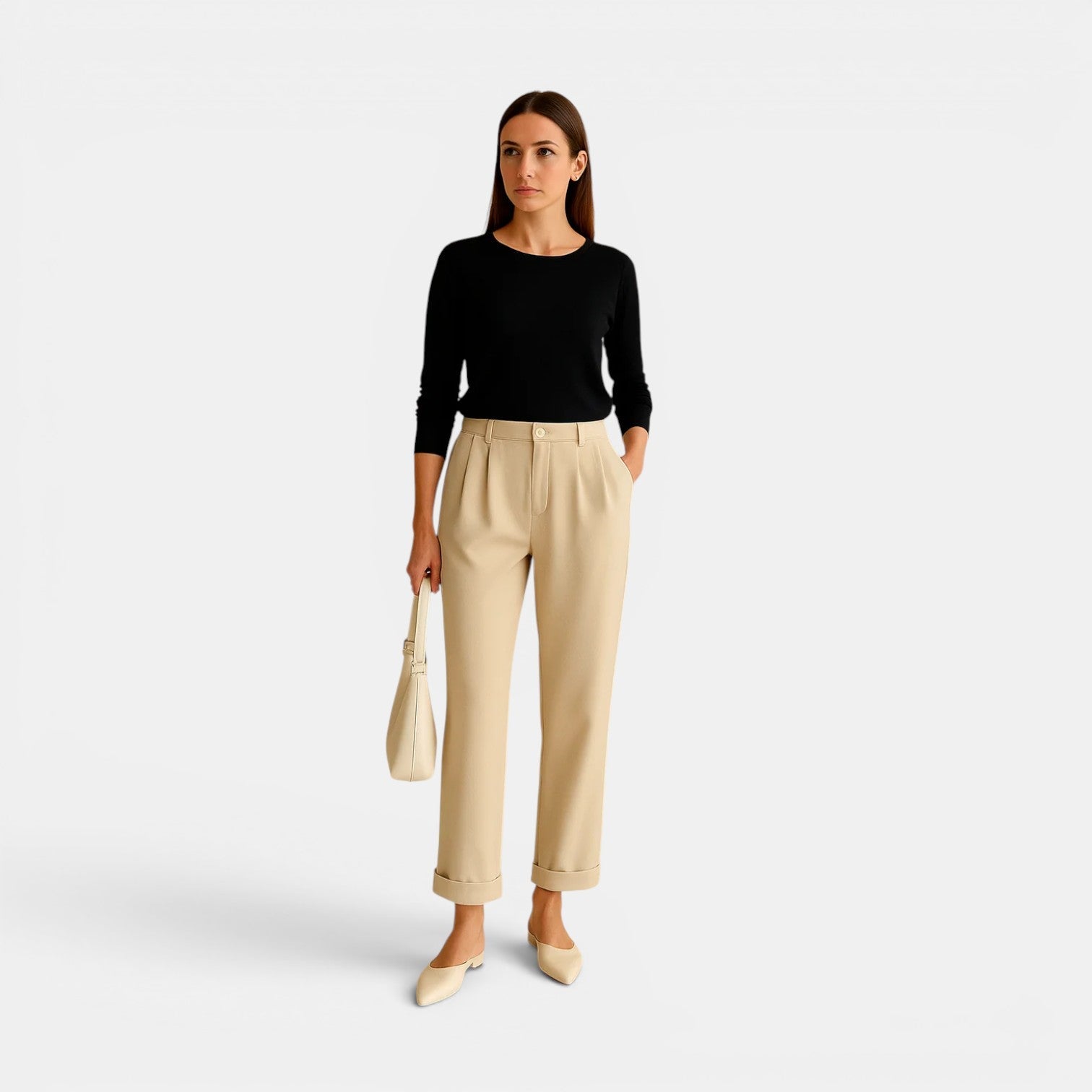 Women’s High Waist Linen Pants 3