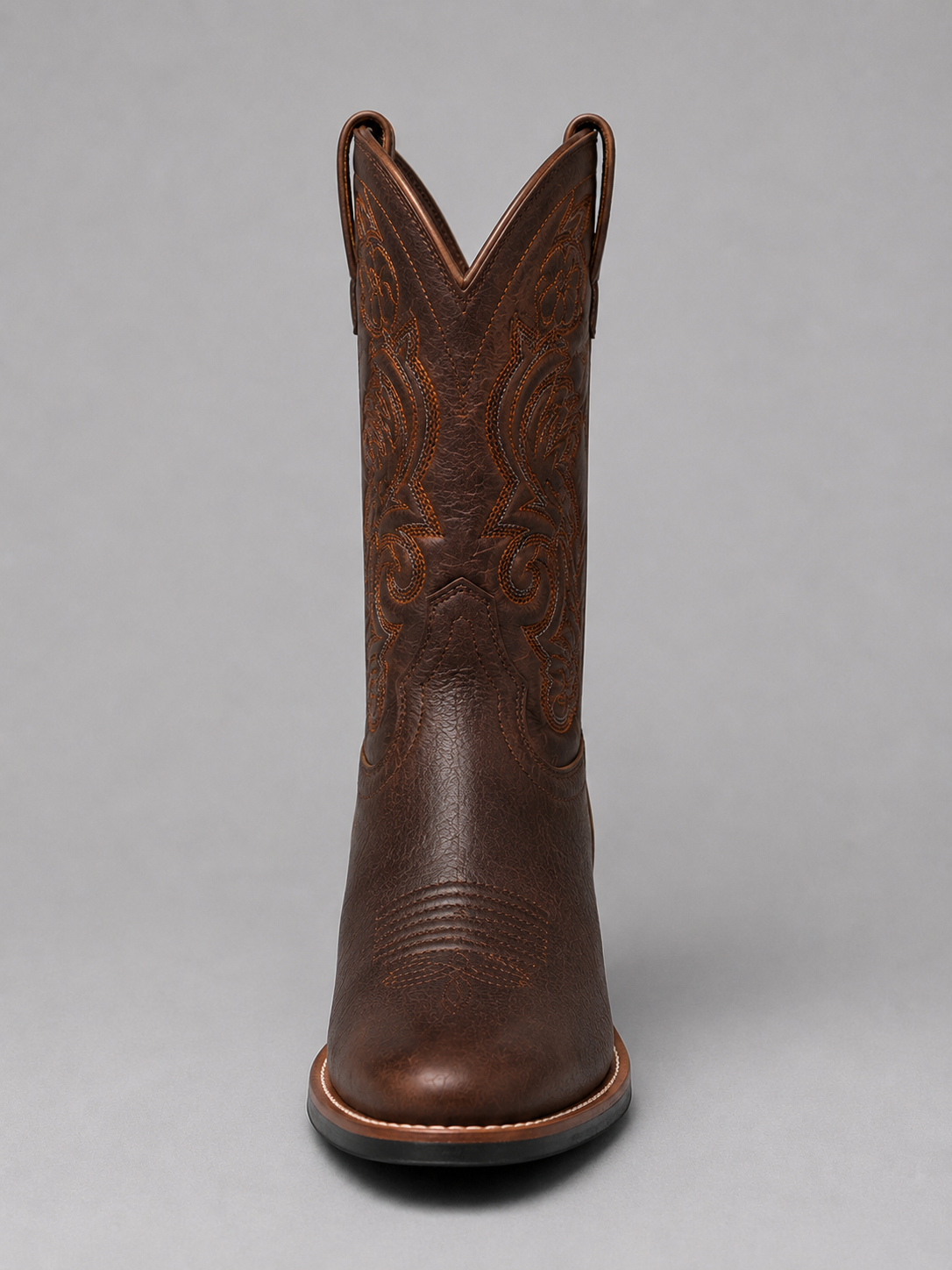 Women's Leather Cowboy Boots – embroidered knee-high, view 3 | The Persephone | Huna