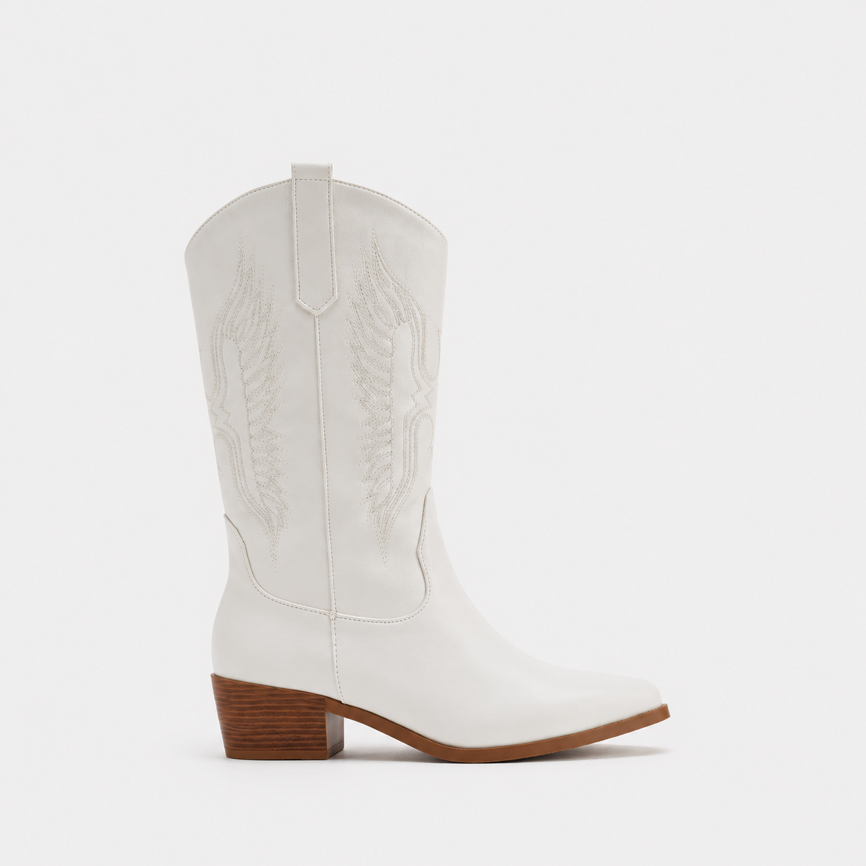 Women's Leather Cowboy Boots Ergonomic Comfort Western Style 2