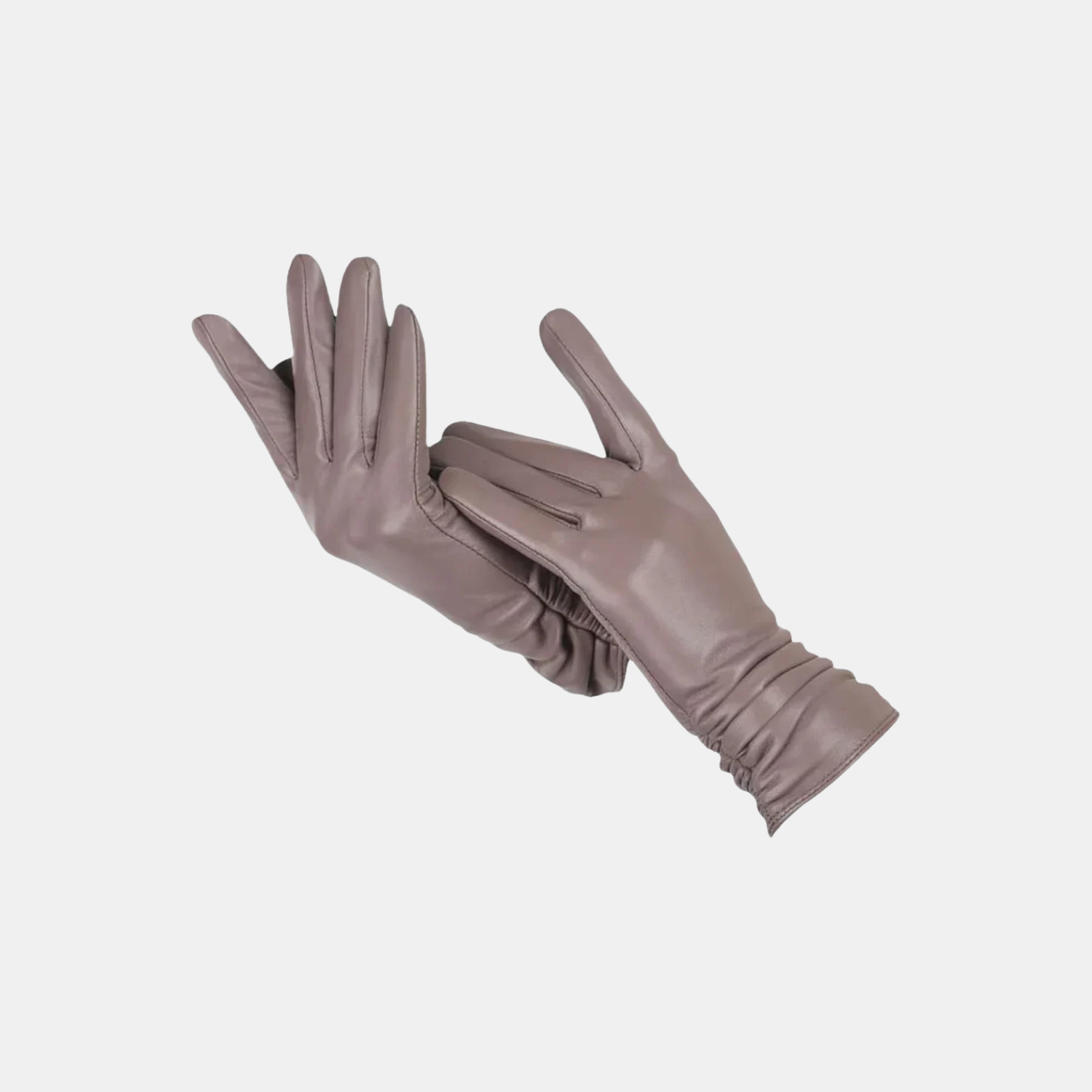 Women's Leather Winter Gloves Warm Elegant Cold Weather Accessories 0