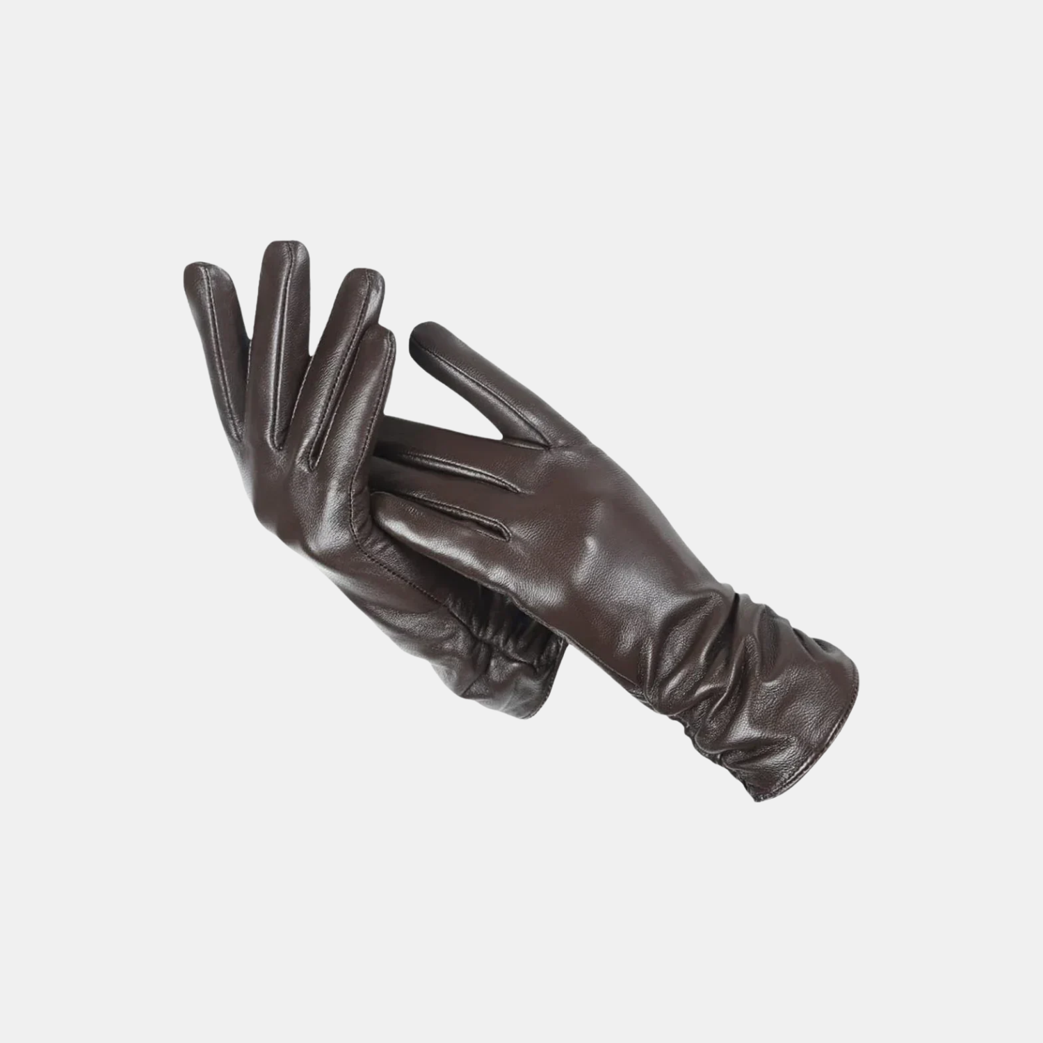 Women's Leather Winter Gloves Warm Elegant Cold Weather Accessories 9