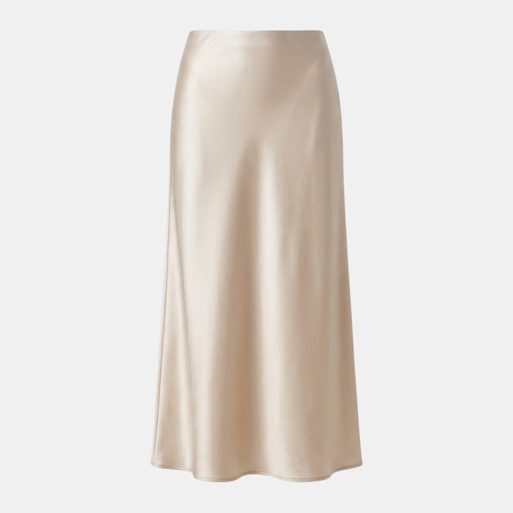 Women's Old Money Silk Skirt 4