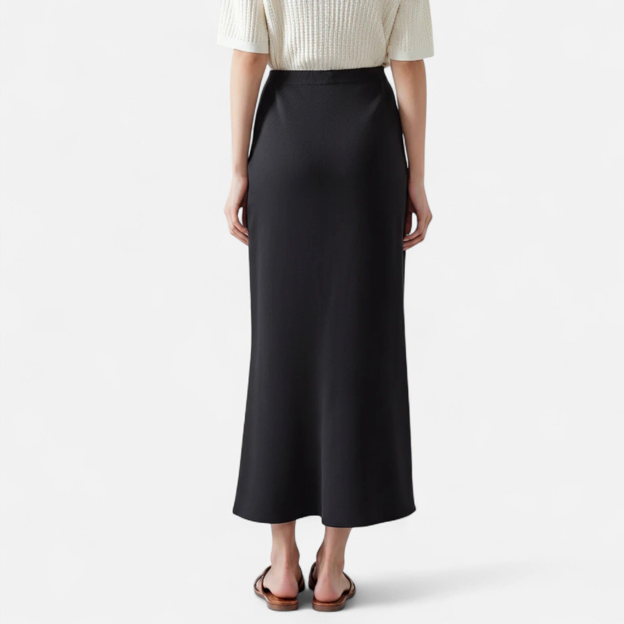 Women's Old Money Silk Skirt 5