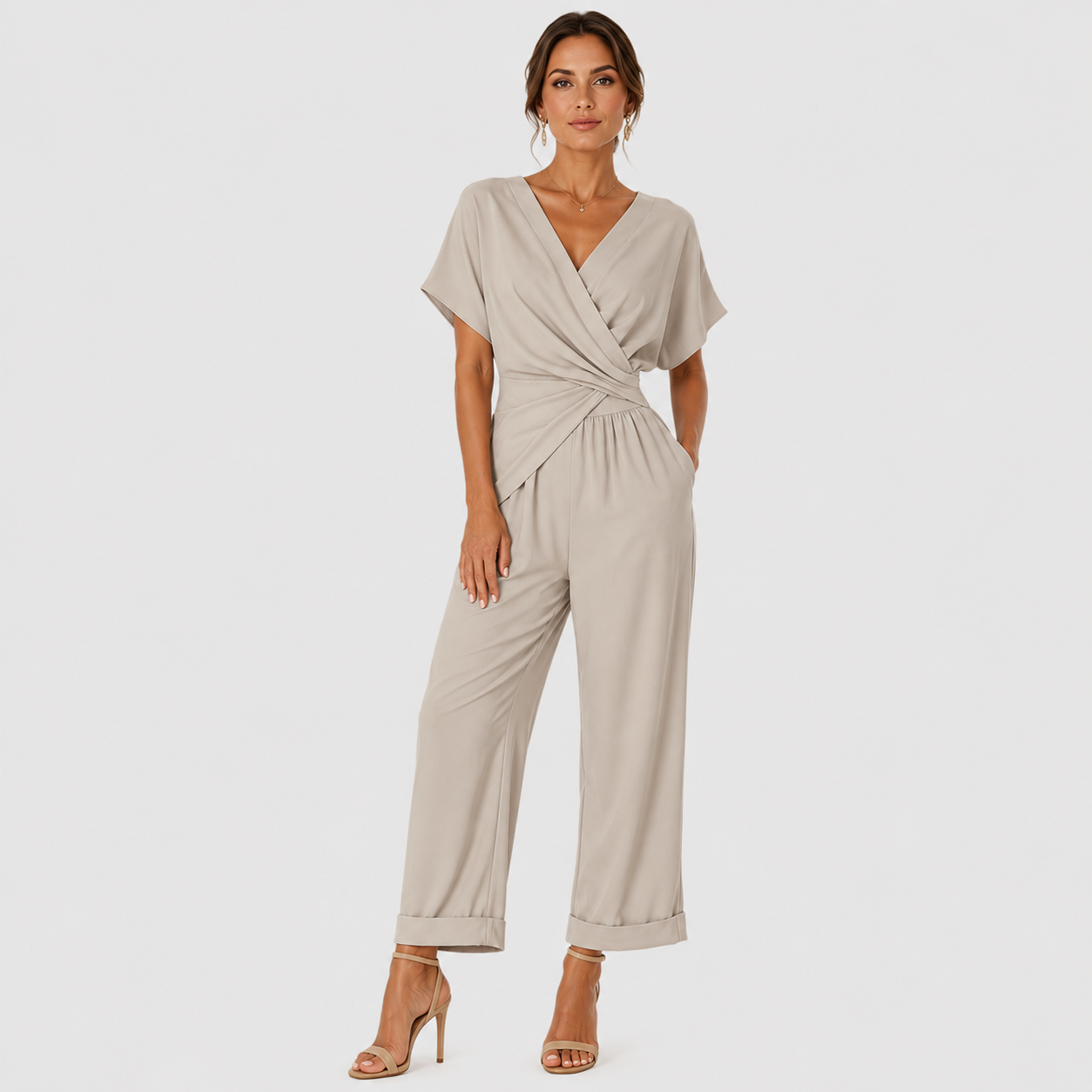 Women's Premium Jumpsuit Relaxed Fit Vacation Outfit 3