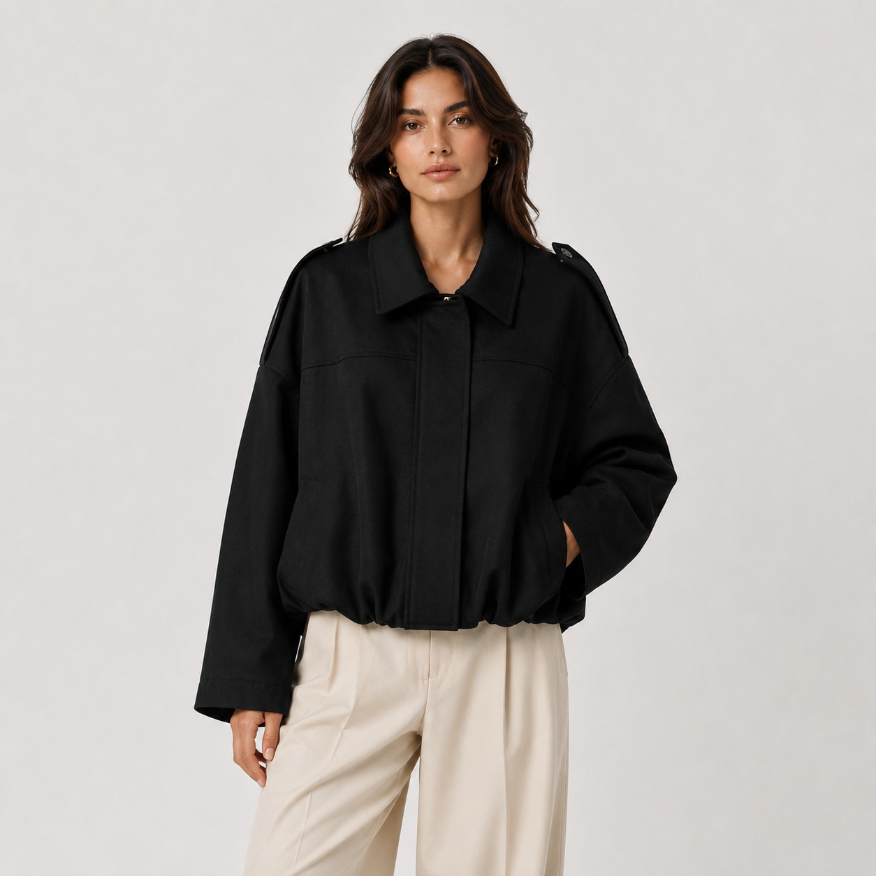 Women's Relaxed Fit Suede Jacket Timeless Refined Outerwear 5