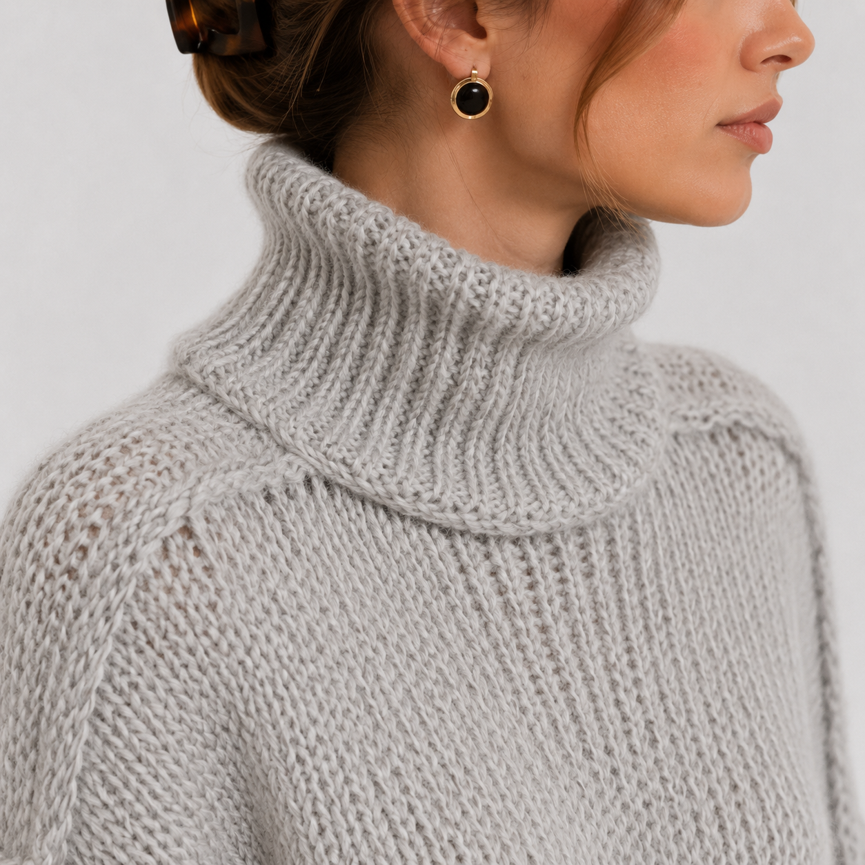 Women's Relaxed Knit Sweater Comfortable Long Sleeve Pullover 2