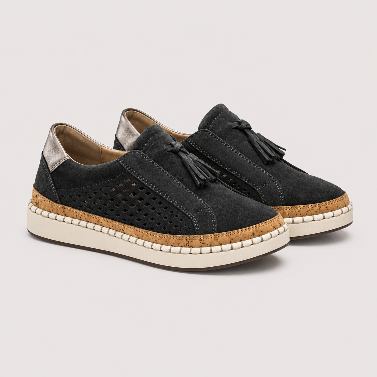 Women's Slip-On Loafers Comfortable Lightweight Everyday Walking Shoes 7