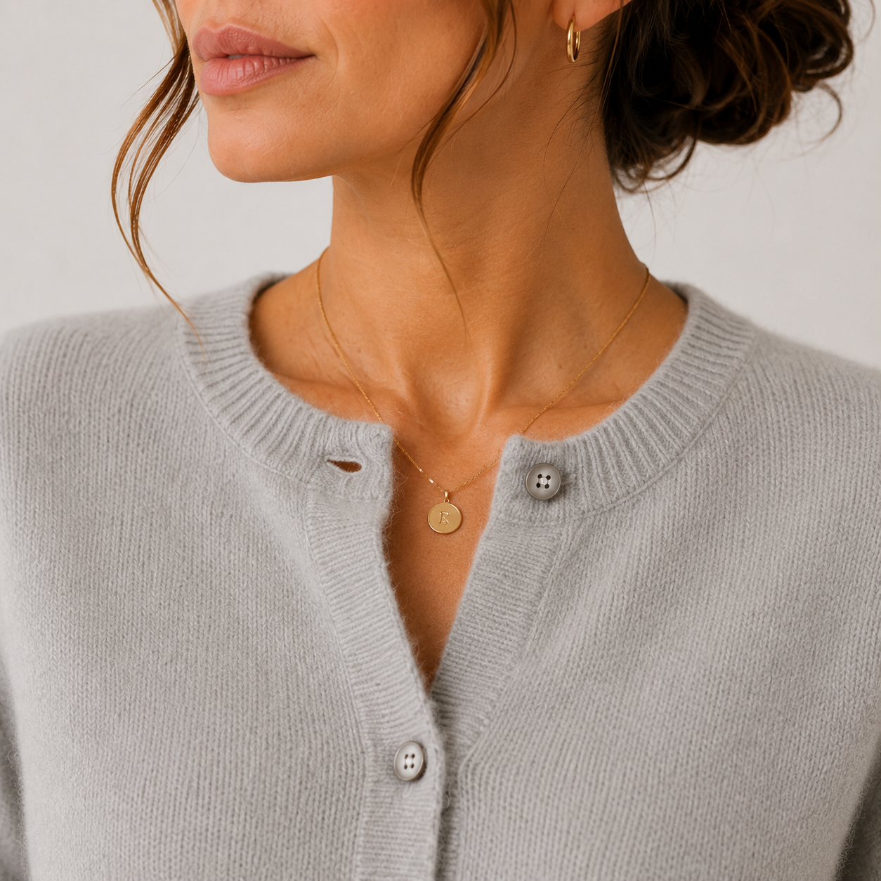 Women's Soft Knit Cardigan Classic Button Front Long Sleeve 2