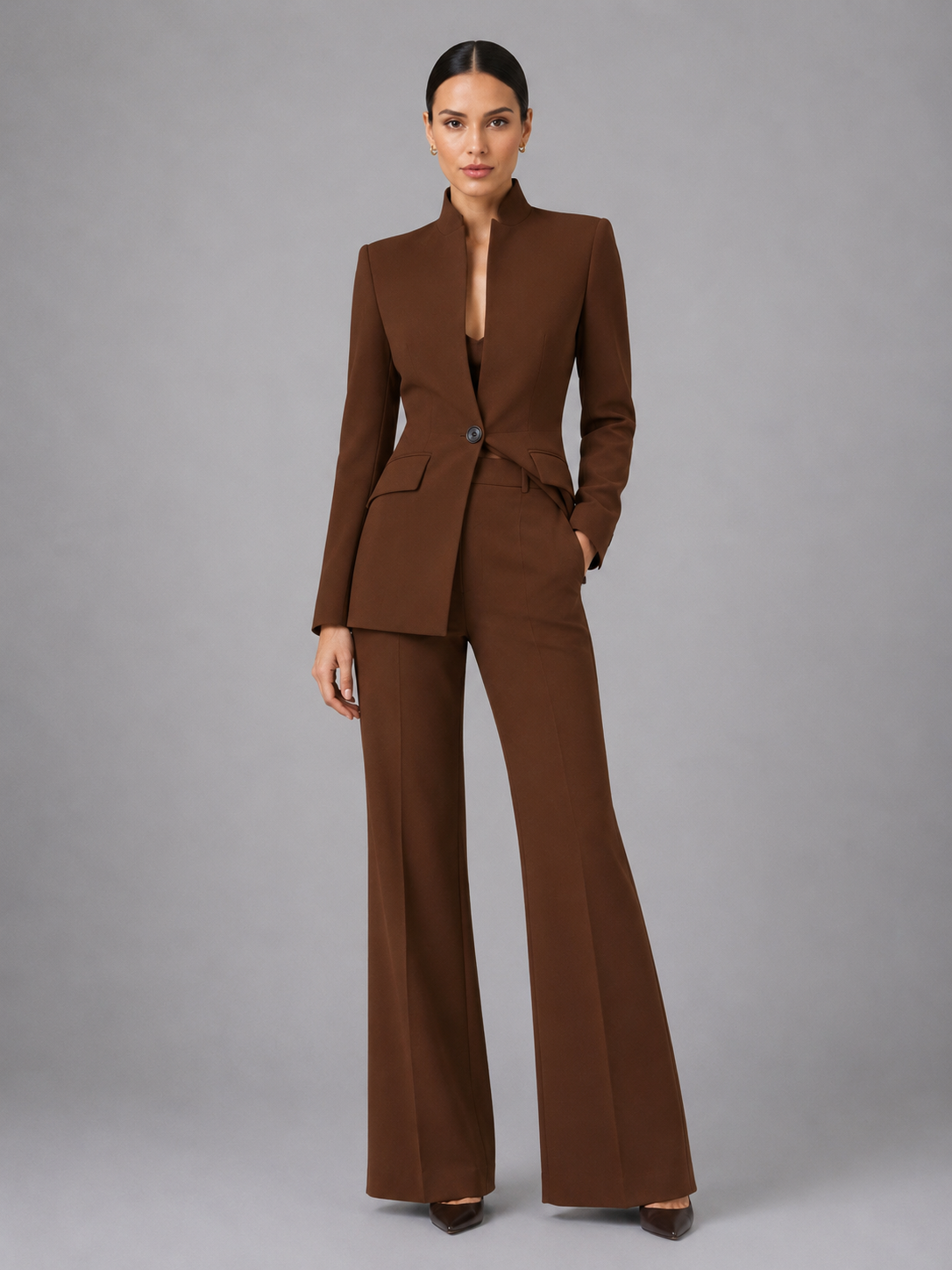 Women's Tailored Trouser Suit UK – Smart Co-ord – The Delphira – image 5
