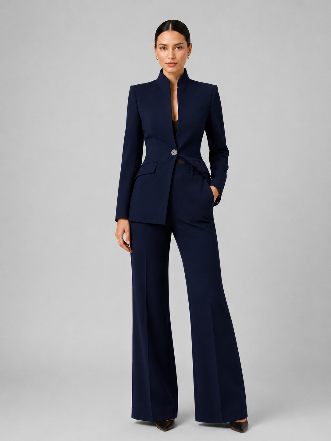 Women's Tailored Trouser Suit UK – Smart Co-ord – The Delphira – image 6