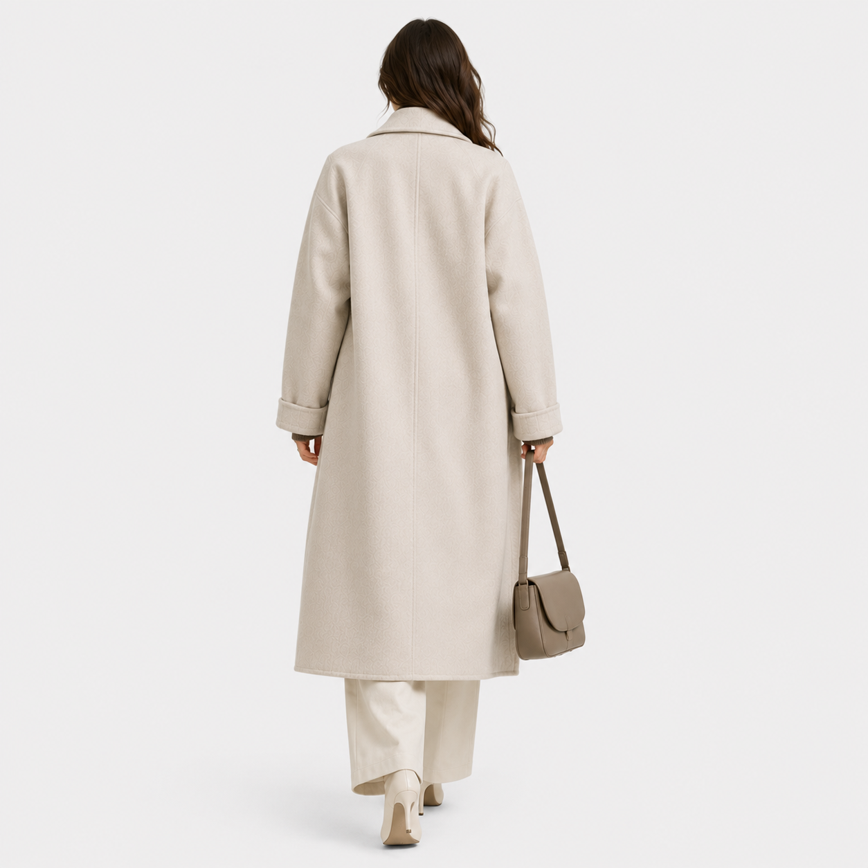 Women's Wrap Coat with Belt Classic Cold Weather Jacket 2