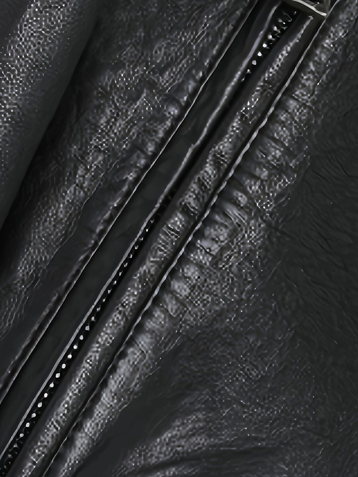 Men's pu leather moto jacket – The Bryson by Huna – view 5