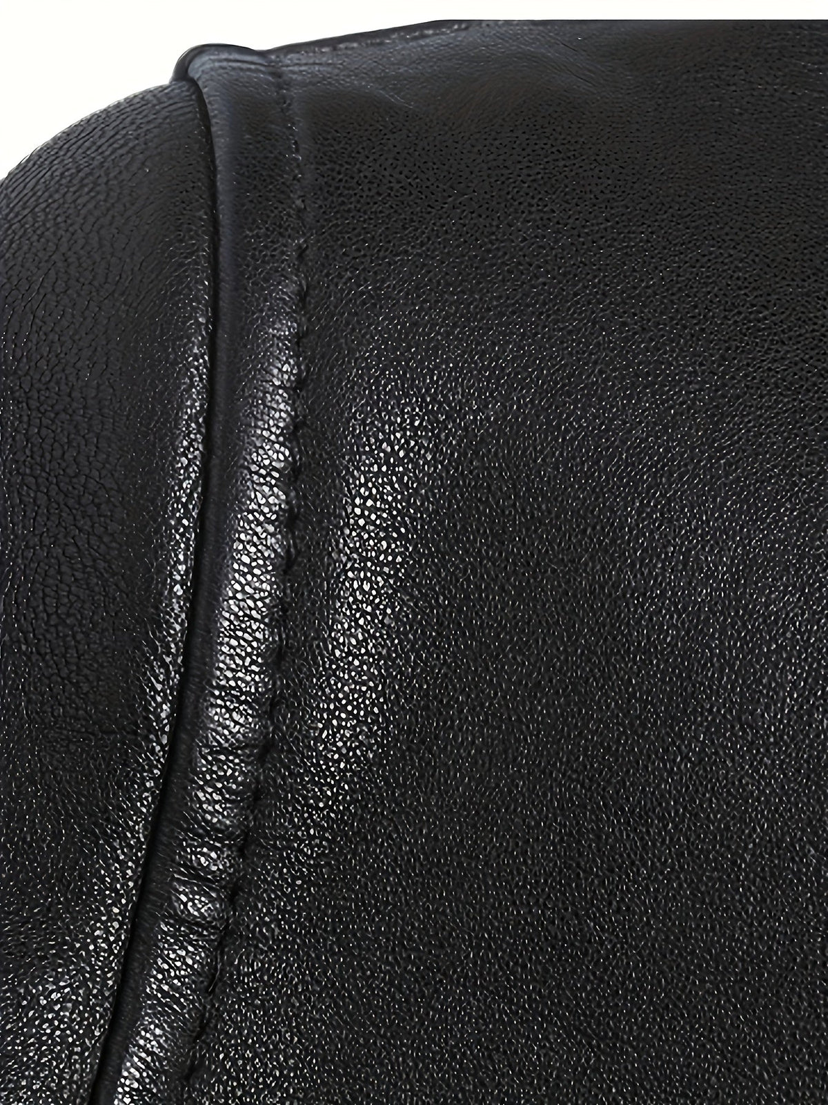 Men's pu leather moto jacket – The Bryson by Huna – view 6