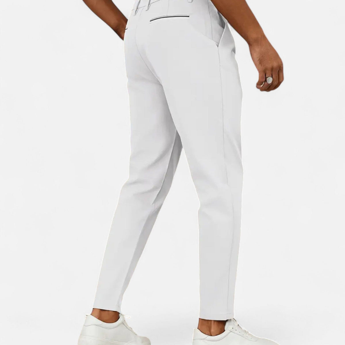 Men's pleated work trousers – The Oswald by Huna – product view 8