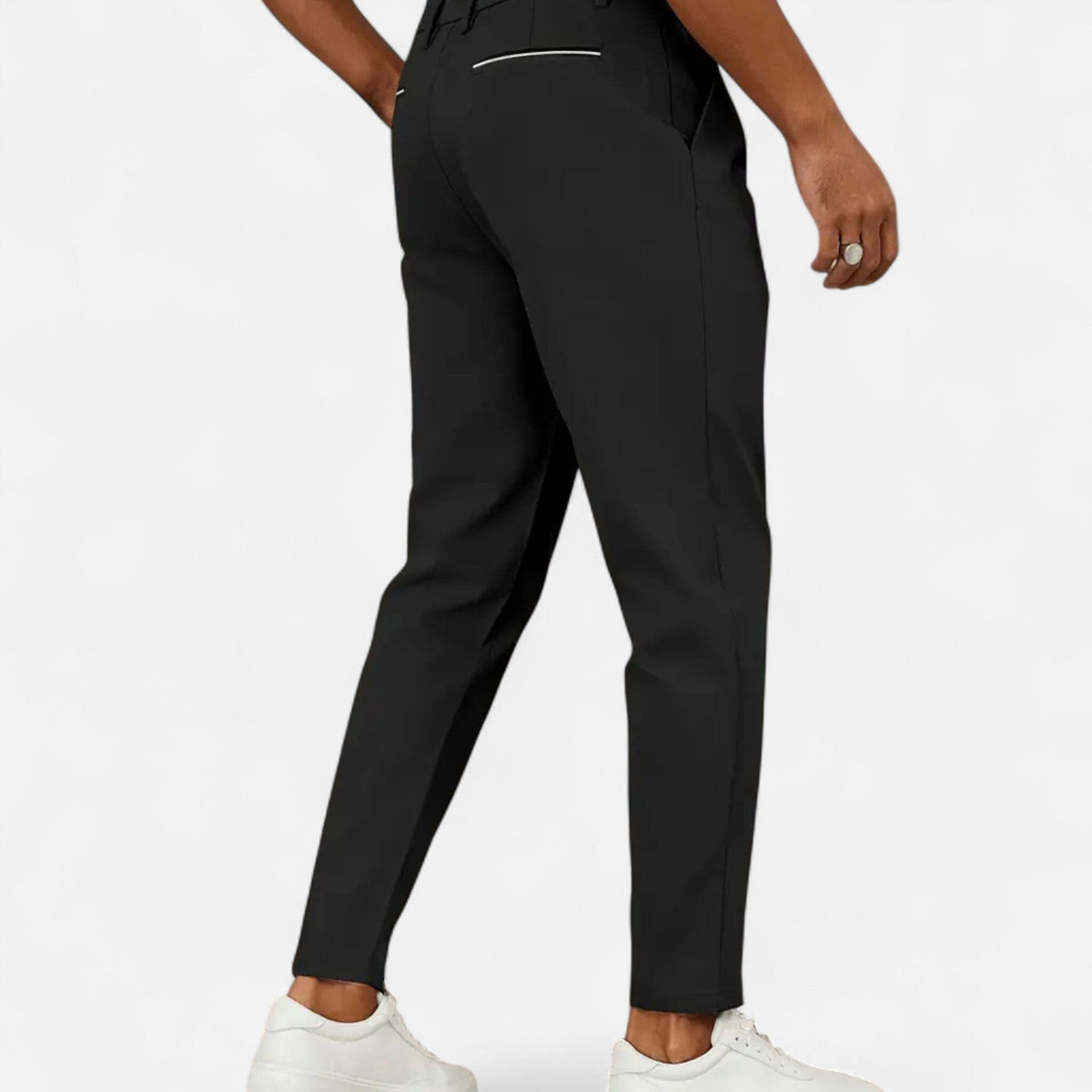 Men's pleated work trousers – The Oswald by Huna – product view 7