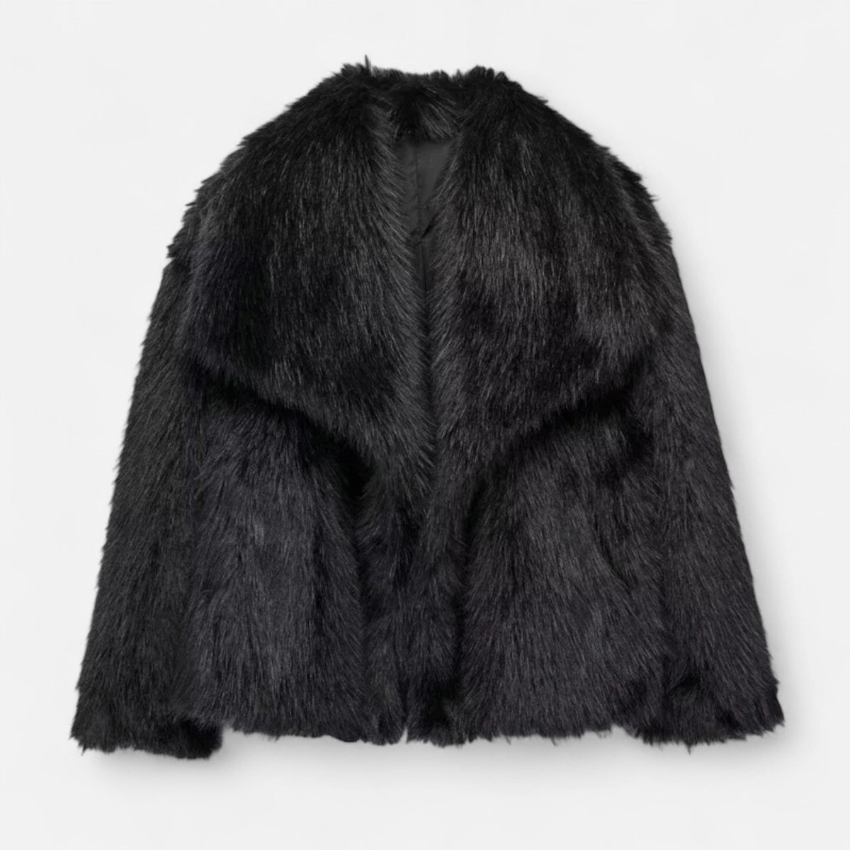 Women's Wrap Coat UK – fluid belted silhouette, view 4