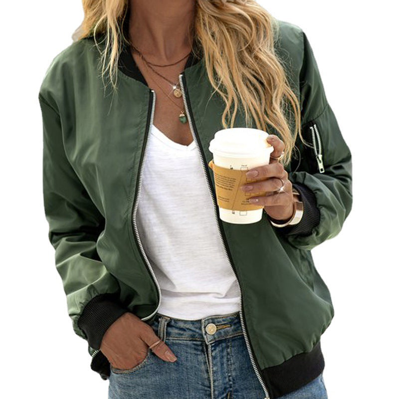 Women's Bomber Jacket – The Bellisara by Huna – view 3