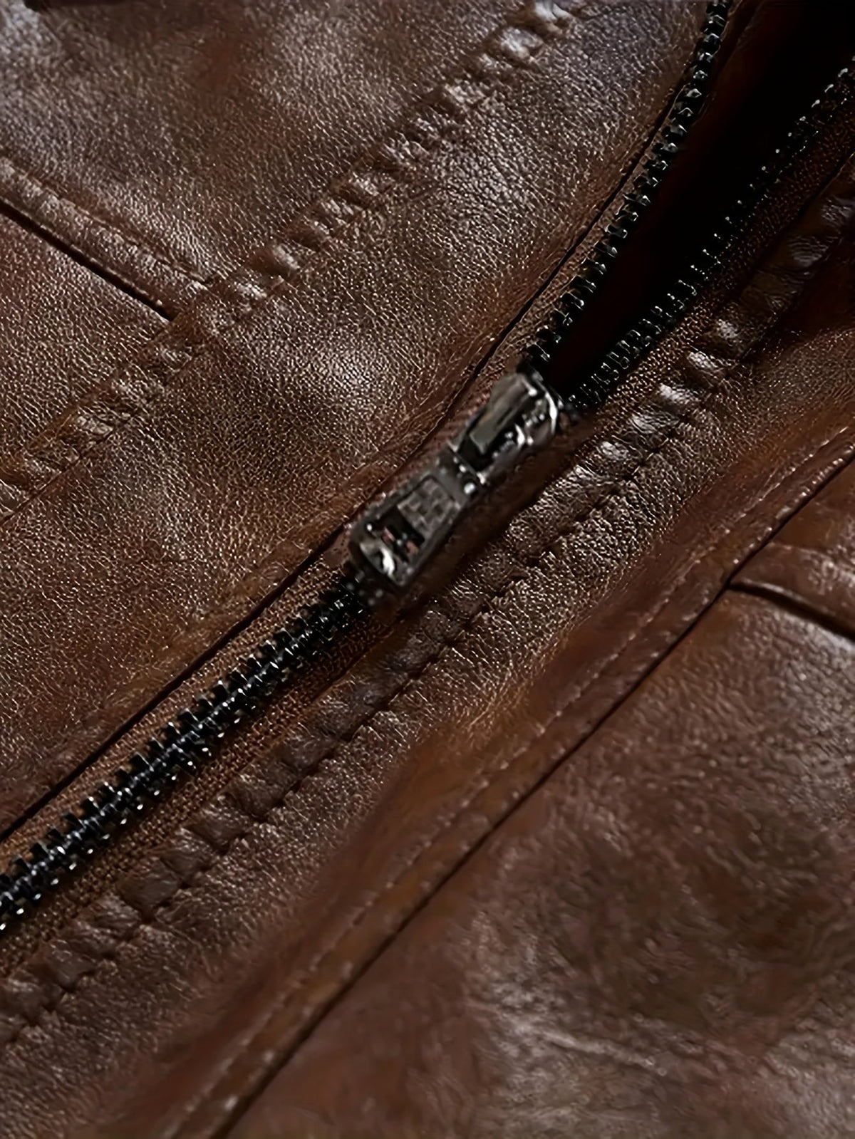 Men's hooded pu leather jacket – The Maddox by Huna – view 27