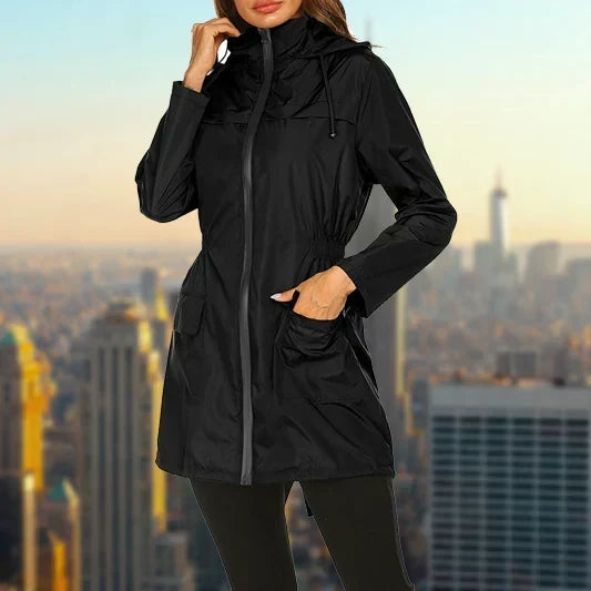 Women's Hooded Oversized Coat UK – relaxed modern layer, view 1