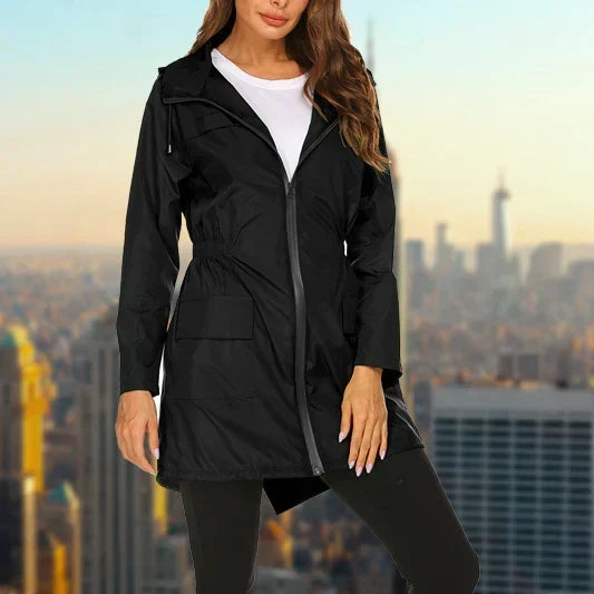 Women's Hooded Oversized Coat UK – relaxed modern layer, view 7