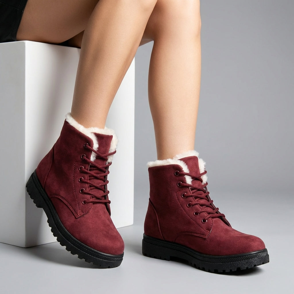 Women's Minimalist Leather Boots – lightweight ankle style, view 14 | The Eudora | Huna