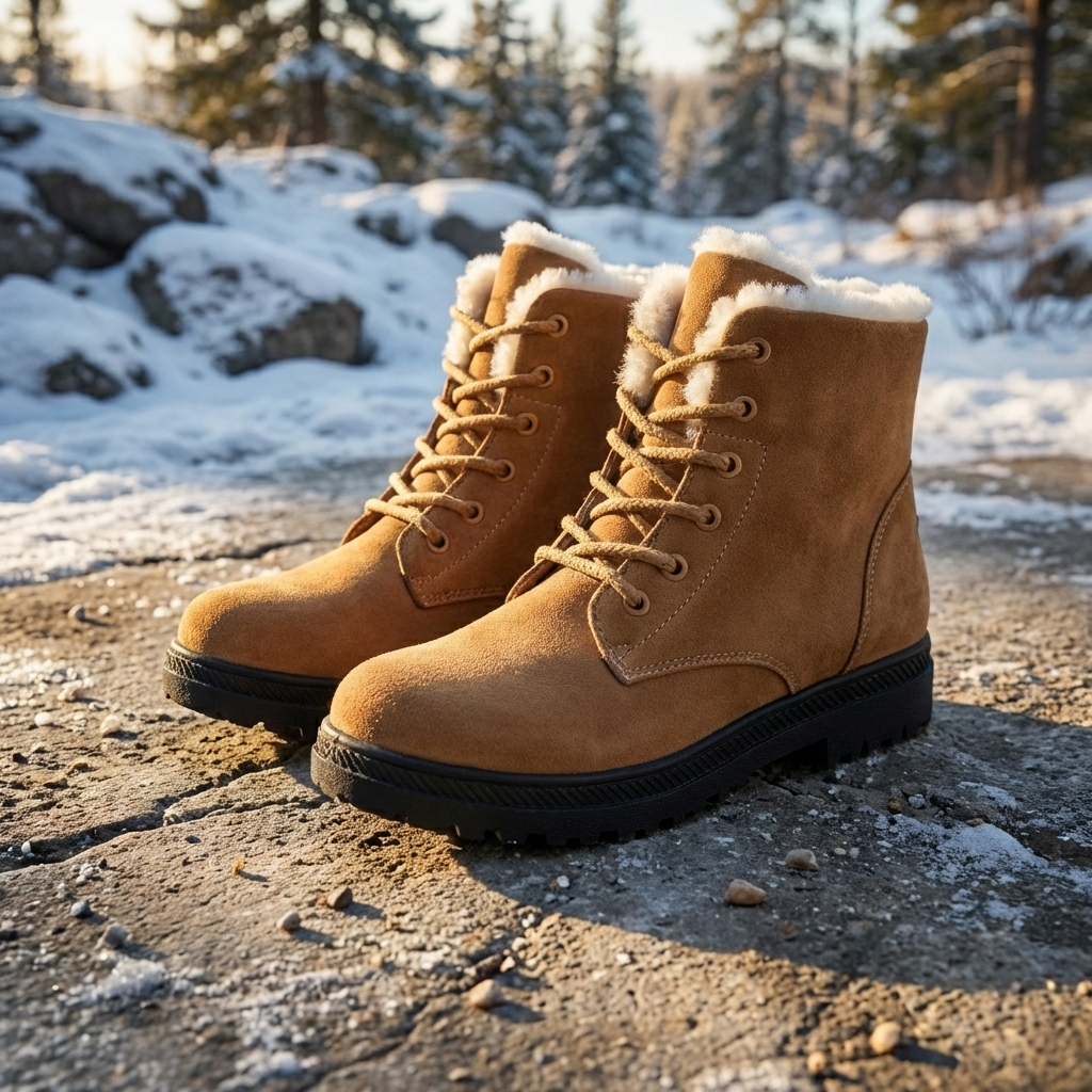Women's Minimalist Leather Boots – lightweight ankle style, view 7 | The Eudora | Huna