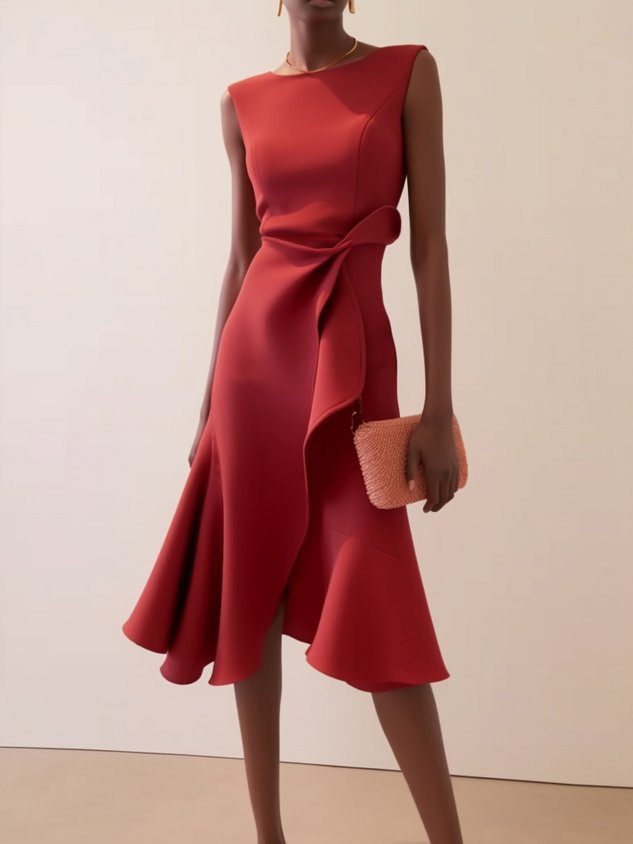 Women's Midi Dresse – The Theodoline by Huna – view 1