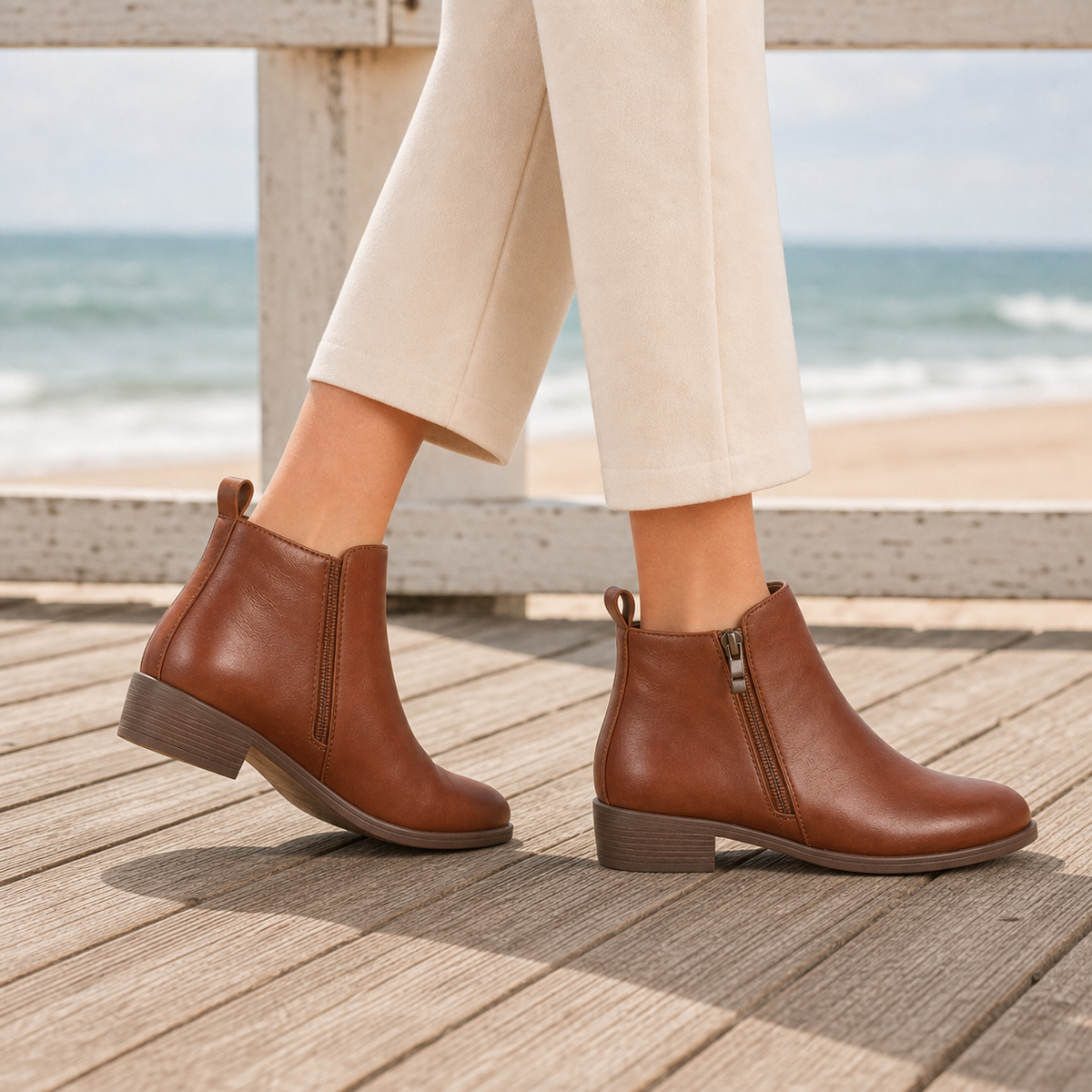 Women's Comfort Ankle Boots UK – cushioned everyday fit, view 2