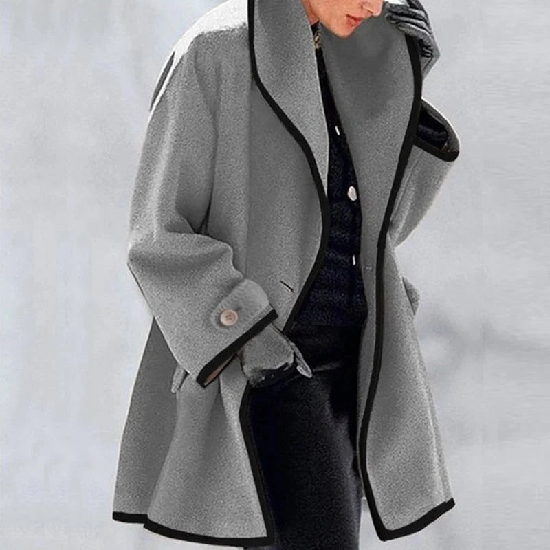 Women's Oversized Trench Coat UK – sleek longline fit, view 4