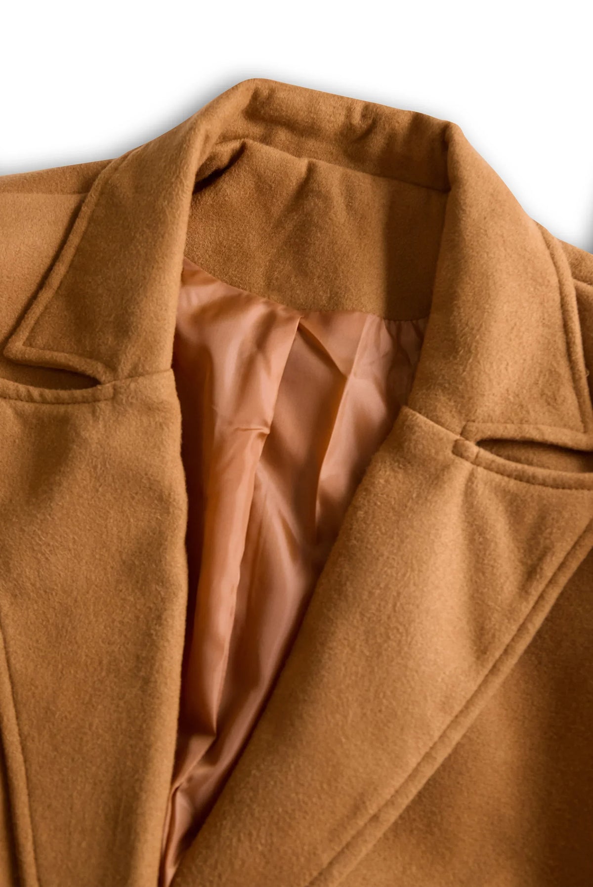 Women's Everyday Trench Coat UK – classic belted front, view 5