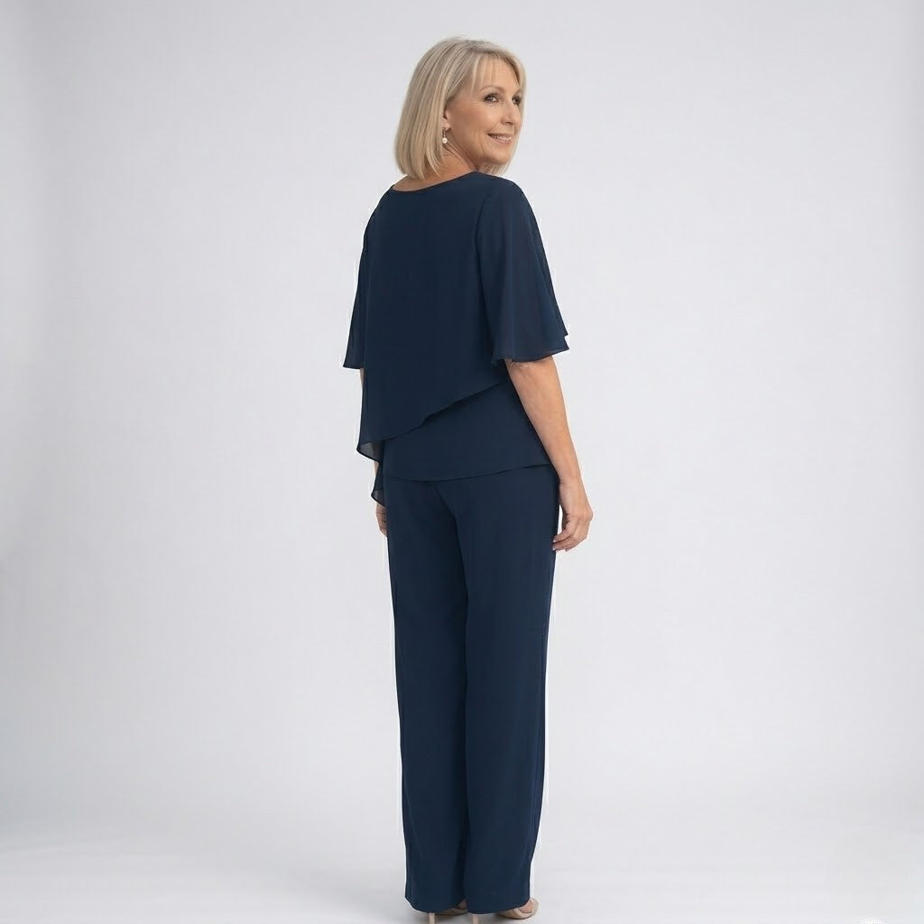 Women's Formal Trouser Suit UK – elegant two piece, view 2