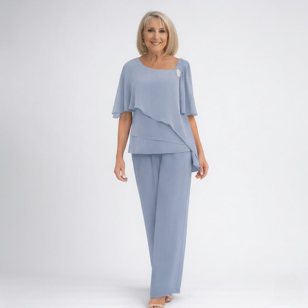 Women's Formal Trouser Suit UK – elegant two piece, view 3